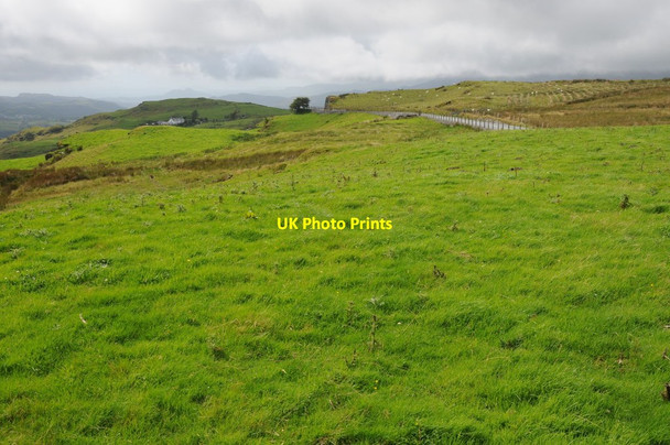 Photo 6"x4" View west from above Afon Cynfal Llan Ffestiniog c2011