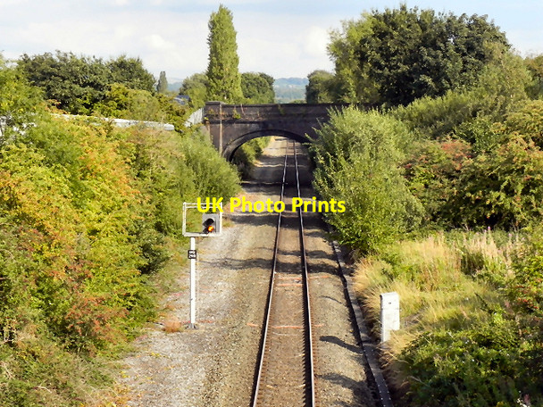 Photo 6"x4" Railway at Bramhall Moor Hazel Grove\/SJ9286 c2011