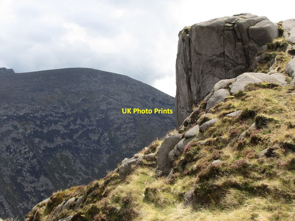 Photo 6"x4" Crag on the summit of Ben Crom Kilcoo c2011