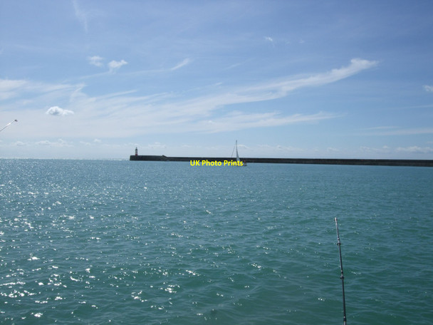 Photo 6"x4" Lighthouse at end of Western Breakwater Newhaven\/TQ4401 c2011