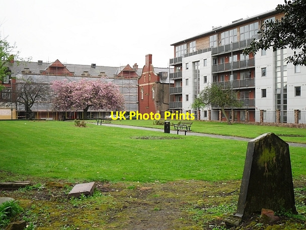 Photo 6"x4" Park on site of former church Carlisle c2011