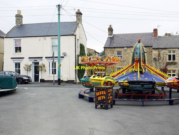 Photo 6"x4" Fun fair, East End, Wolsingham Upper Town\/NZ0737 c2011