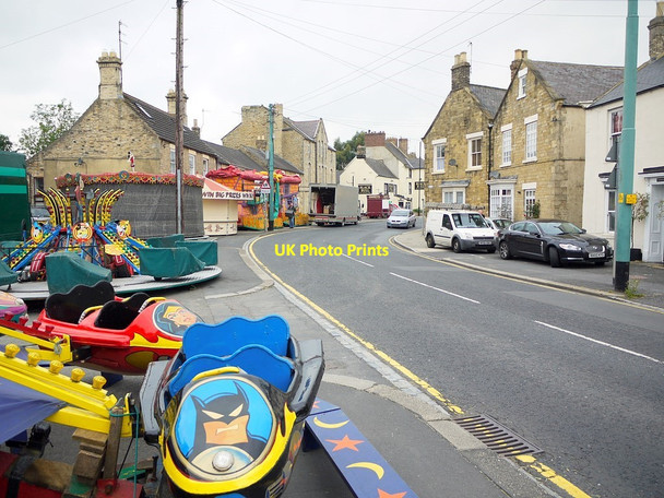 Photo 6"x4" Setting up the fair, East End, Wolsingham Upper Town\/NZ0737 c2011