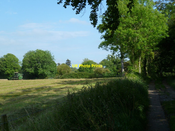 Photo 6"x4" Field by bridleway at Great Barn Farm Hole Street c2011