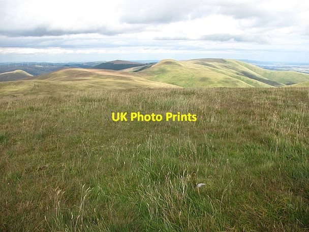 Photo 6"x4" Tarmangie Hill seen from Andrew Gannel Hill Tillicoultry c2011