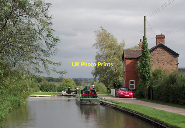 Photo 6"x4" Trent and Mersey Canal near Aston-by-Stone, Staffordshire Aston-By-Stone c2011