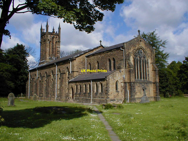 Photo 6"x4" All Saints Clayton Le Moors Church c2005