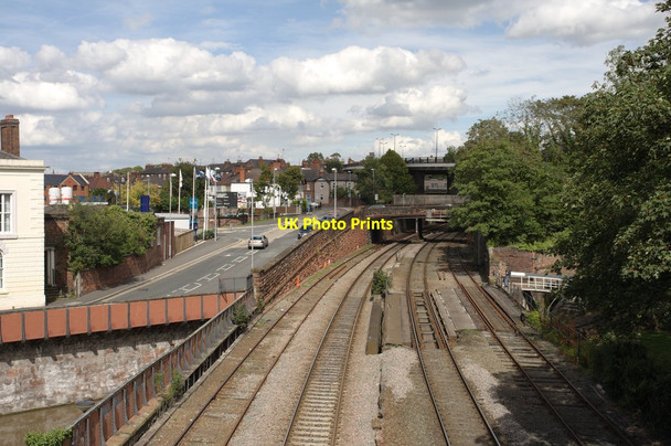 Photo 6"x4" Railway Line and Raymond Street Chester c2011