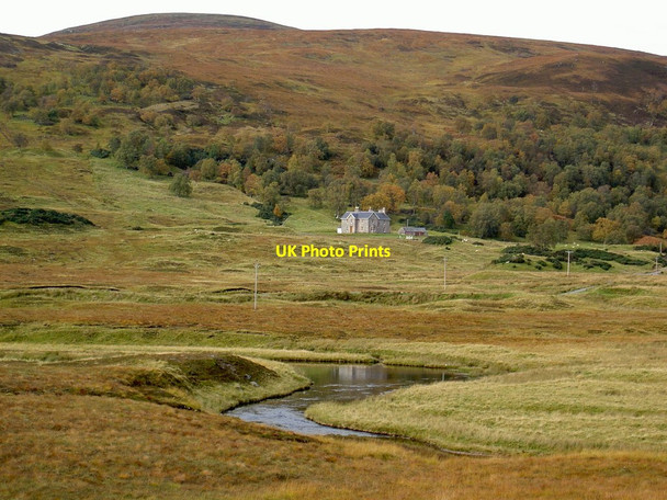 Photo 6"x4" River bend in Strath Vaich Lubriach c2005