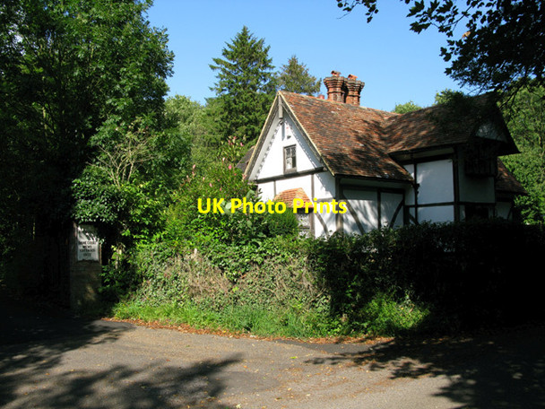 Photo 6"x4" Dane Court Lodge on School Road Tilmanstone c2011