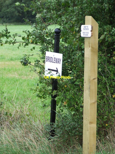 Photo 6"x4" Local signs Audley End\/TL8553 c2011