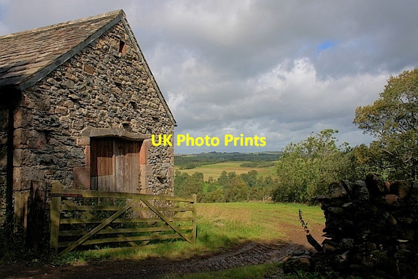 Photo 6"x4" Gate and Gable of Barn Beckces c2011