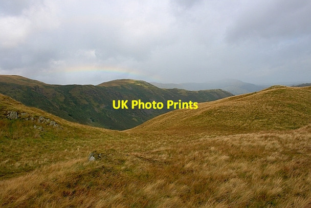 Photo 6"x4" Rainbow over High Dodd Rooking c2011