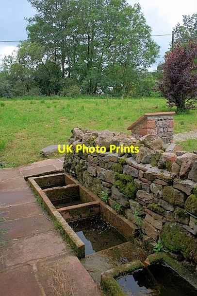 Photo 6"x4" Watering Troughs Newbiggin\/NY4729 c2011