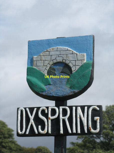 Photo 6"x4" Welcome to Oxspring Penistone c2011