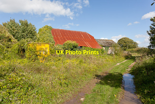 Photo 6"x4" Hydes Barn, Fawley Lane Morestead c2011