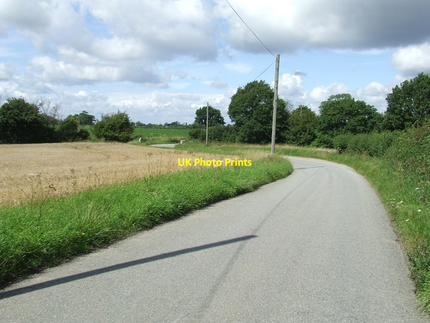 Photo 6"x4" Country Road Felsham c2011