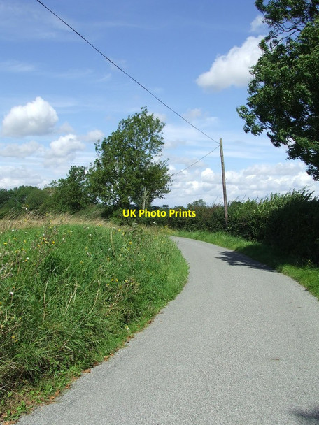 Photo 6"x4" Country Road Hightown Green c2011