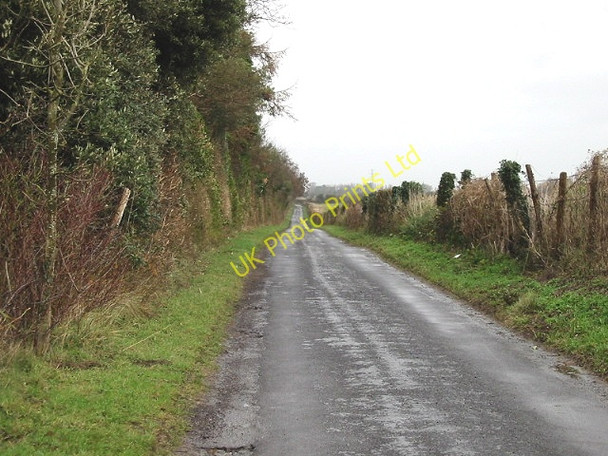 Photo 6"x4" Looking NE along Thornton Lane. Knowlton\/TR2853 c2007