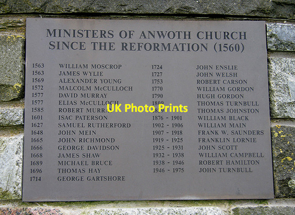 Photo 6"x4" A plaque on the Anwoth and Girthon Millennium Cairn Gatehouse of Fleet c2011