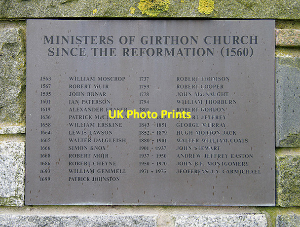 Photo 6"x4" A plaque on the Anwoth and Girthon Millennium Cairn Gatehouse of Fleet c2011