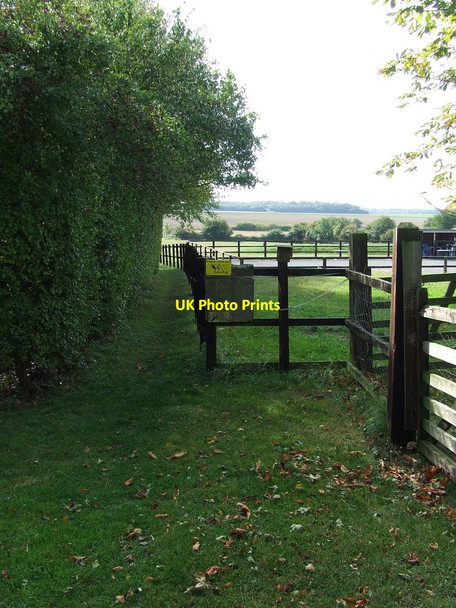 Photo 6"x4" Footpath Junction Burton End\/TL6249 c2011