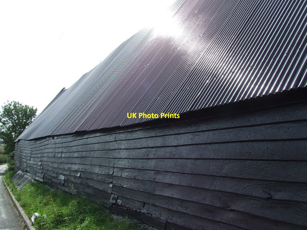 Photo 6"x4" Black Barn West Wickham\/TL6149 c2011