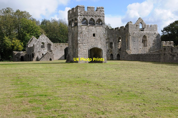 Photo 6"x4" Lamphey Bishop's Palace Lamphey c2011