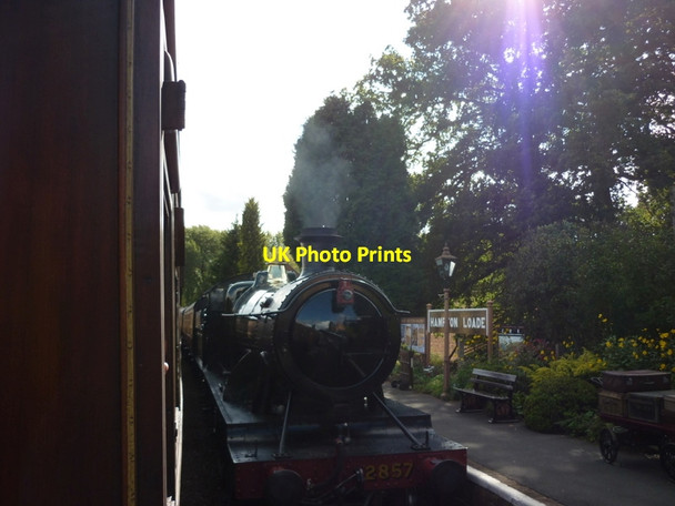 Photo 6"x4" A train arriving at Hampton Loade Hampton\/SO7486 c2011