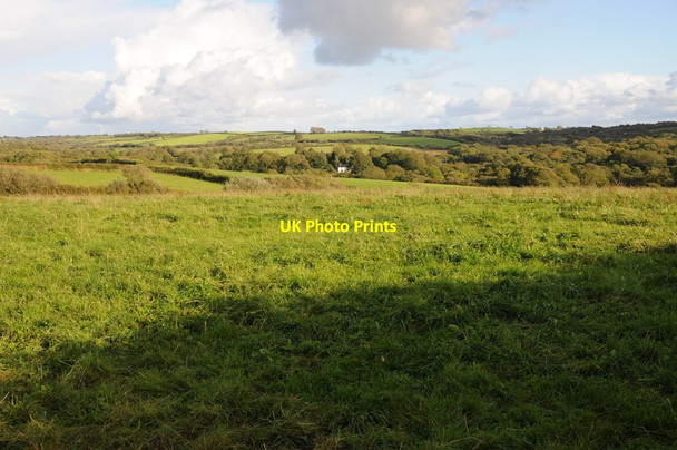 Photo 6"x4" Farmland above Redberth Redberth\/SN0804 c2011