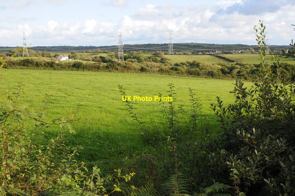 Photo 6"x4" Farmland near Jeffreyston Lanesend c2011