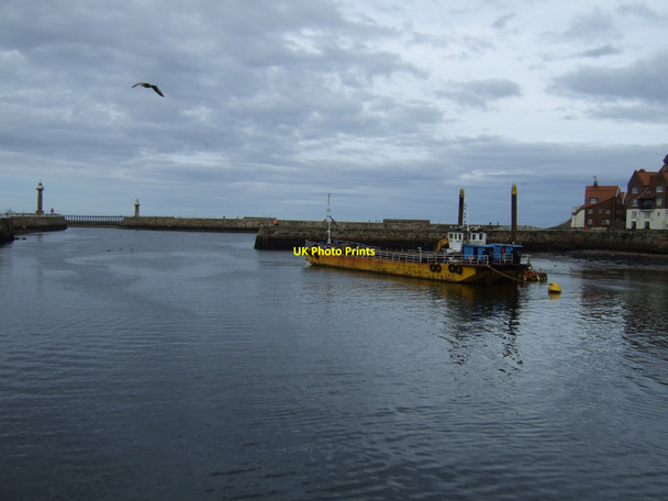 Photo 6"x4" Whitby Harbour Whitby\/NZ8910 c2011