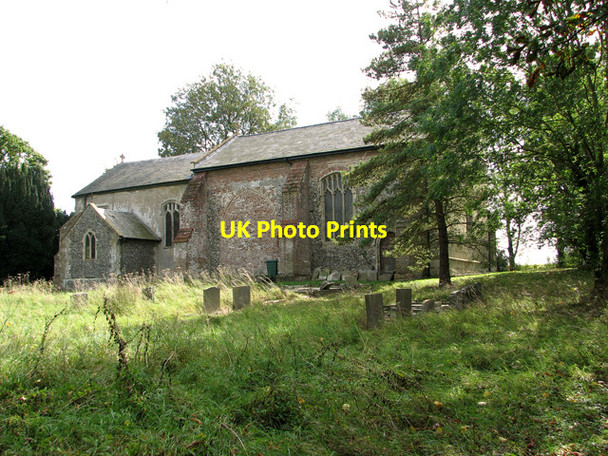 Photo 6"x4" St John the Baptist's church in Denham Denham\/TM1974 c2011 P1