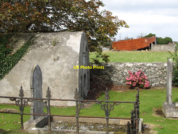 Photo 6"x4" Ruined farm shed viewed from St Mary's Churchyard Bishops Court\/J5642 c2011
