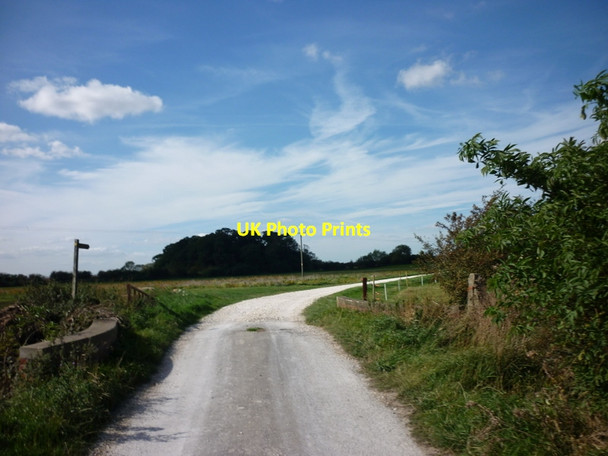 Photo 6"x4" The end of Woodhouse Lane Meaux c2011