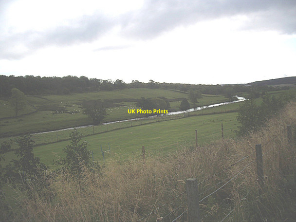 Photo 6"x4" View upstream River Deveron Milltown of Rothiemay c2011