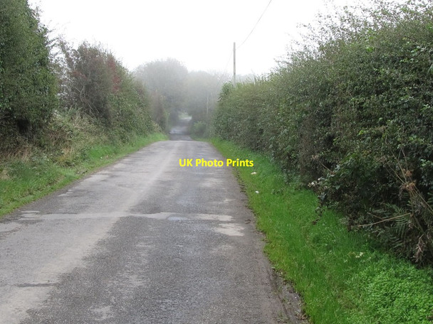 Photo 6"x4" A  long straight section of the Vianstown Road Clough\/J4040 c2011