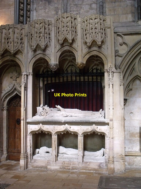 Photo 6"x4" Tomb of Bishop Richard Fleming, Lincoln Cathedral Lincoln c2011