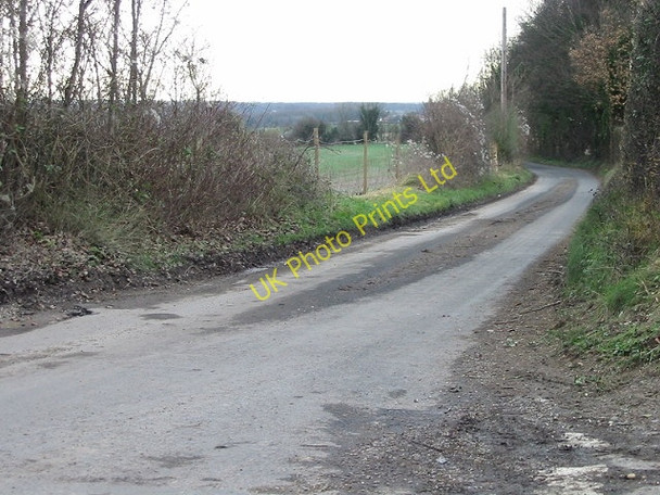 Photo 6"x4" Looking N along Brambling Road. Ileden c2007