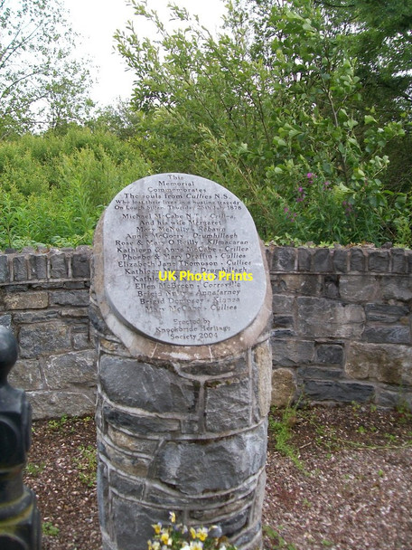 Photo 6"x4" Memorial to the 17 victims of the 1878 Lough Sillan Boating Accident Cortober c2011