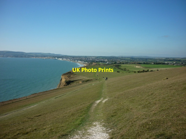 Photo 6"x4" Bembridge Down towards Sandown Yaverland\/SZ6185 c2011