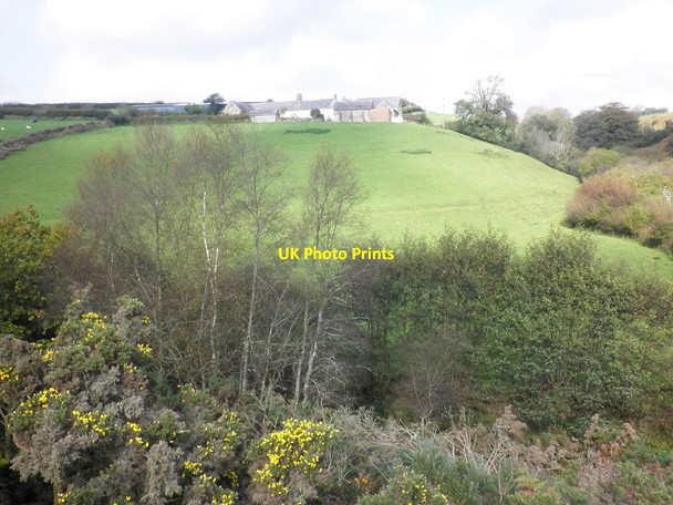 Photo 6"x4" Hillside, below Cloggs Farm Hawkridge c2011