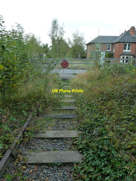 Photo 6"x4" Disused level crossing on an abandoned railway Little Eaton c2011