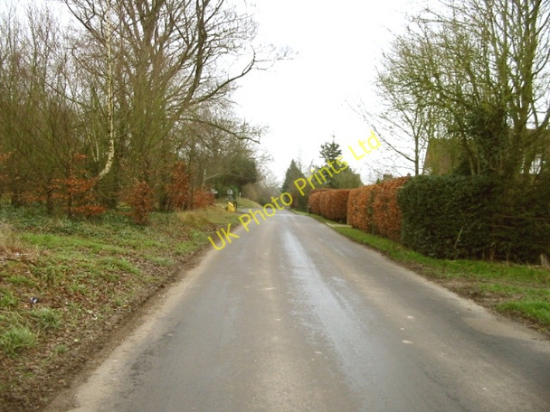 Photo 6"x4" View along Church Lane towards Gravel Castle Road Gravel Castle c2007