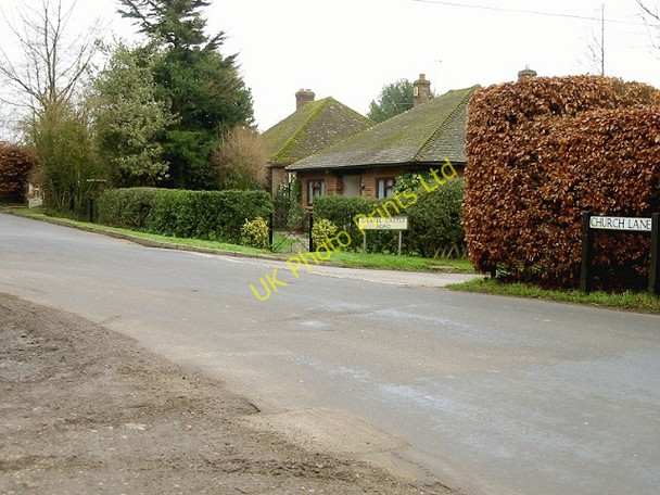 Photo 6"x4" Junction of Gravel Castle Road and Church Lane Gravel Castle c2007