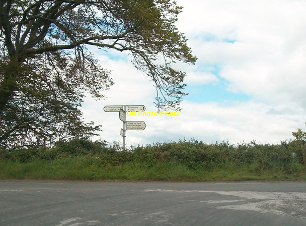Photo 6"x4" T-junction at Loughcrew Drumone c2011