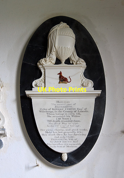 Photo 6"x4" Monument to Elizabeth Curtis - St Nicholas' church, Sydling St Nicholas Sydling St Nicholas c2011