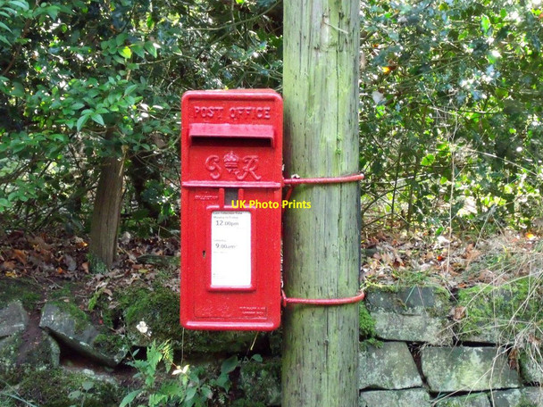 Photo 6"x4" George VI Post Box Cheddleton Heath c2011