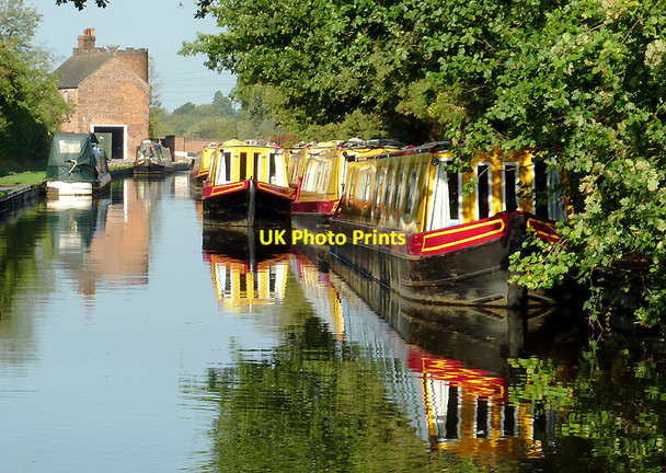 Photo 6"x4" Staffordshire and Worcestershire Canal at Gailey Gailey c2011