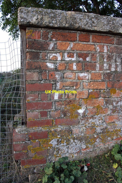 Photo 6"x4" Benchmark at 64.11m above datum on railway bridge Radley\/SU5298 c2011